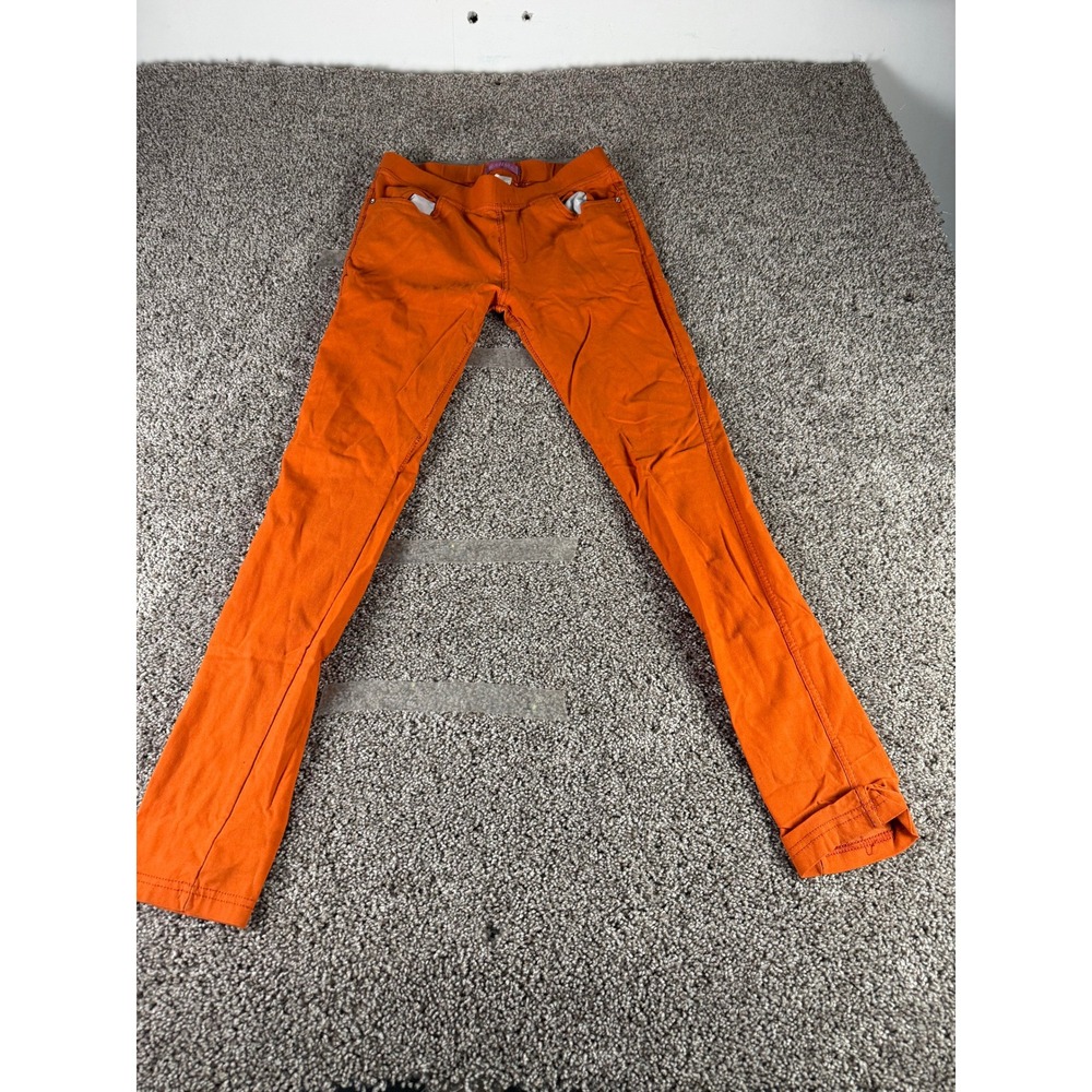 RAHMAN Jegging Women's Orange Pull On Stretch Skinny Leg Pants Pockets - 28